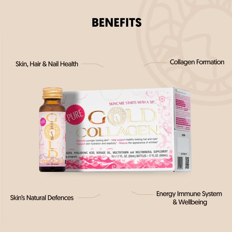 GOLD COLLAGEN® Pure 30 Day, Pack of 3 - Image 2