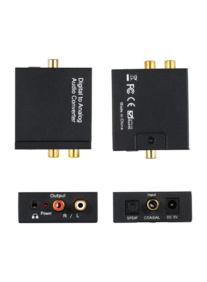 NIBEMINENT Digital To Analog Audio Converter Black - Image 5