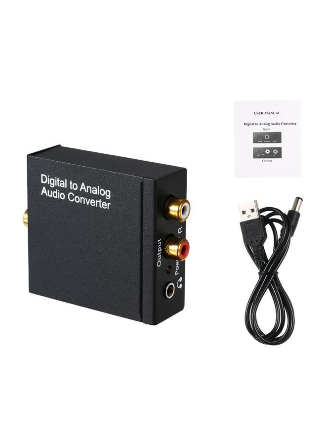 NIBEMINENT Digital To Analog Audio Converter Black - Image 3