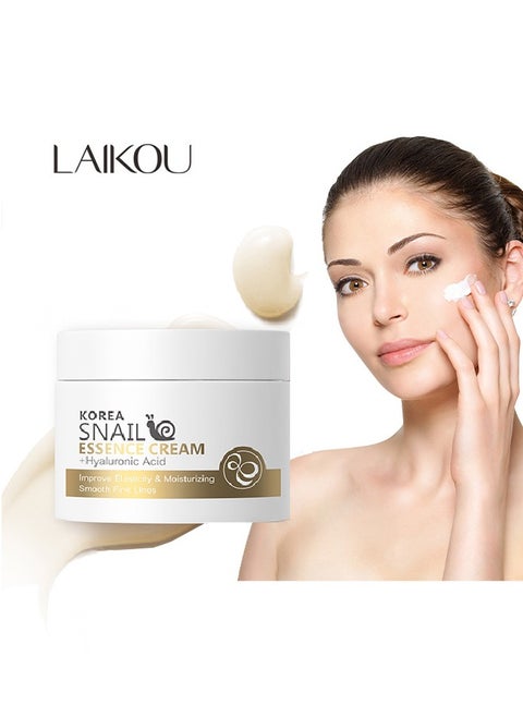Snail Essence Cream - With Snail Secretion Filtrate, Moisturizing Acne Scar Removal Cream Improve Skin Nourishing Collagen Essence Cream For Improve Damaged Skin
