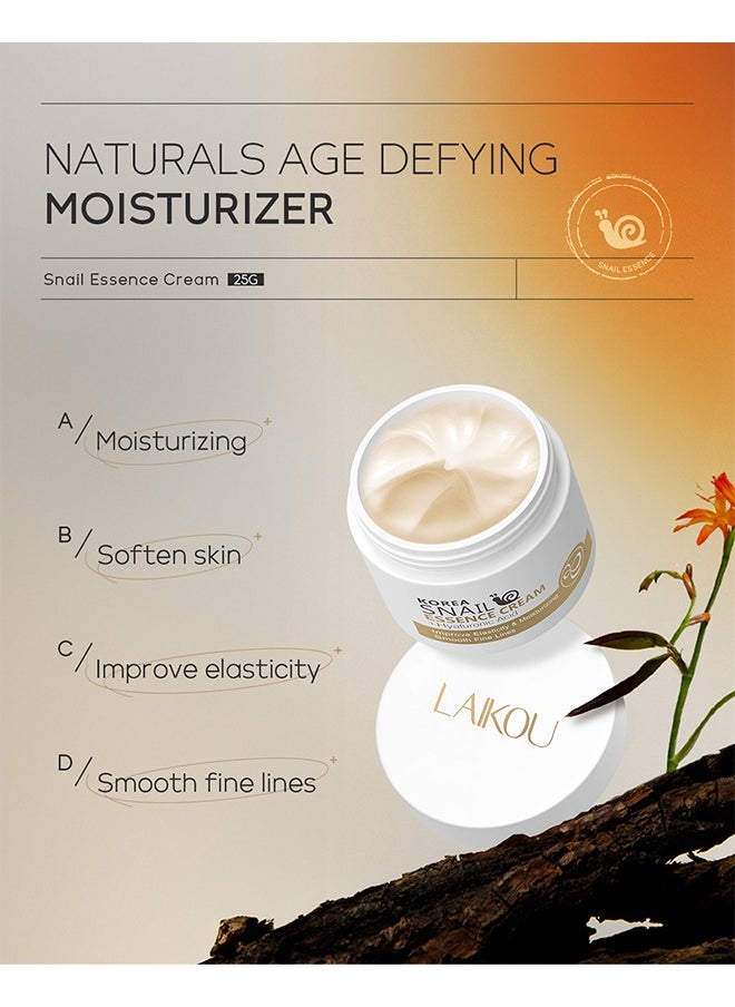 Snail Essence Cream - With Snail Secretion Filtrate, Moisturizing Acne Scar Removal Cream Improve Skin Nourishing Collagen Essence Cream For Improve Damaged Skin