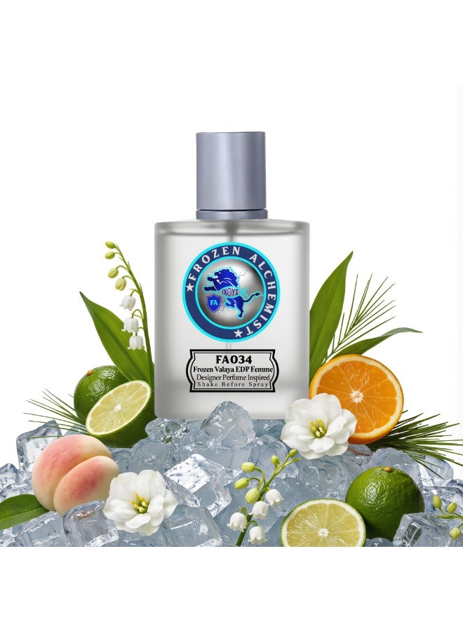 Frozen Alchemist Frozen Valaya (FA34) EDP For Women 100ml | Inspiration By PDM's | Long Lasting Fresh Floral Musky Fragrance - Image 2