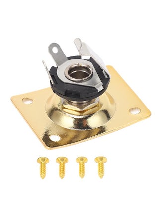 Guitar Output Jack Plate Square Shape Metal Compact Guitar Jack Socket Plate for Telecaster Gold - pzsku/Z479BA40C3163272DB2EAZ/45/1746164423/80cdee8f-67e4-46d0-a8c9-598499a033b1