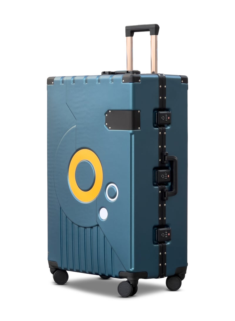 ZAAPPY Hard Shell Aluminum Frame 28 Inch (30-35kg) Luggage With TSA Lock, Travel Hook, Silent 360° Spinner Wheels, Water Resistant Suitcase - Image 1