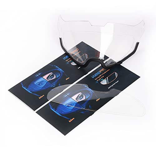 WeePro Anti Fog Film for Motorcycle Helmet Visor Compatible with QWART Helmet Visor Protector Film Defogger Fog Resistant for Helmet Lens 3.6" x 10.55" - Image 5