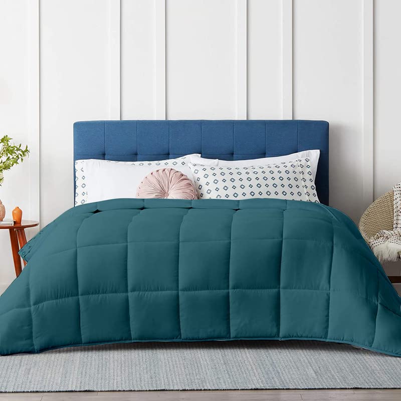 Razzai Restful Sleep Microfiber Summer Season Ac Comforter 220 GSM (92" x 106" Inches/233cm x 269cm) - King Size Comforter|Teal| - Image 2