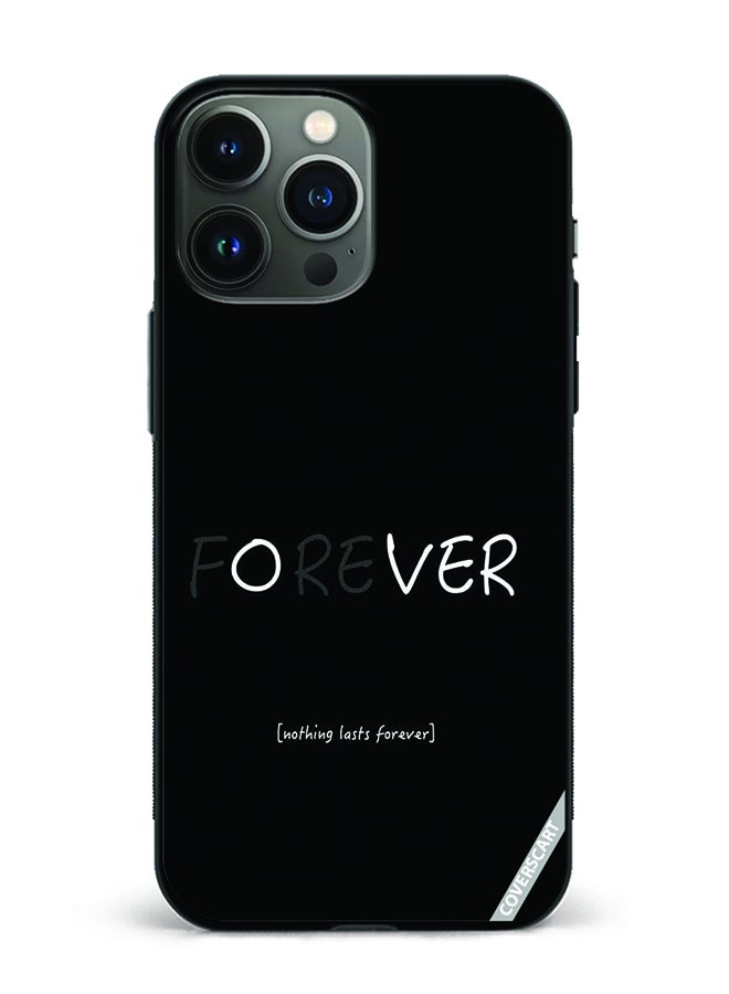 Protective Case Cover For Apple iPhone 14 Pro Max Forever Design Black