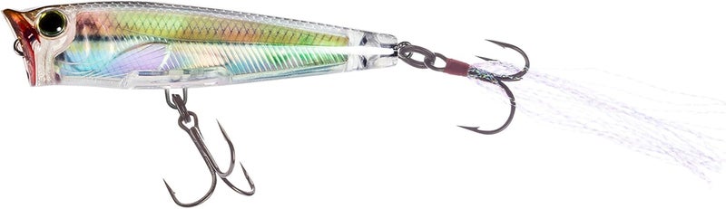 Yo-Zuri 3DR Popper Floating Lure 65MM (2-5/8") - Real Glass Minnow - Image 1