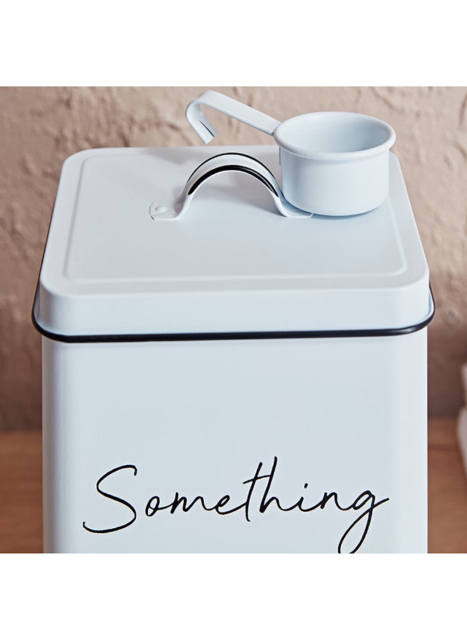 Home Box صندوق تخزين مسحوق الغسيل الكلاسيكي بغطاء ومغرفة 18 × 25.5 × 15.5 سم  - Image 4