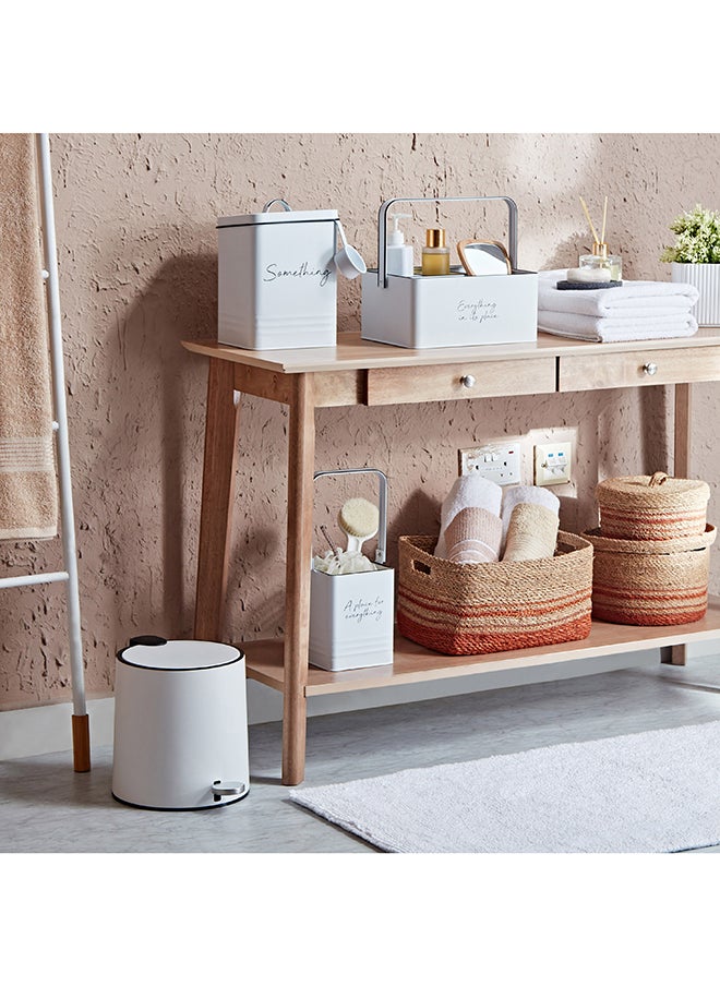 Home Box صندوق تخزين مسحوق الغسيل الكلاسيكي بغطاء ومغرفة 18 × 25.5 × 15.5 سم  - Image 5
