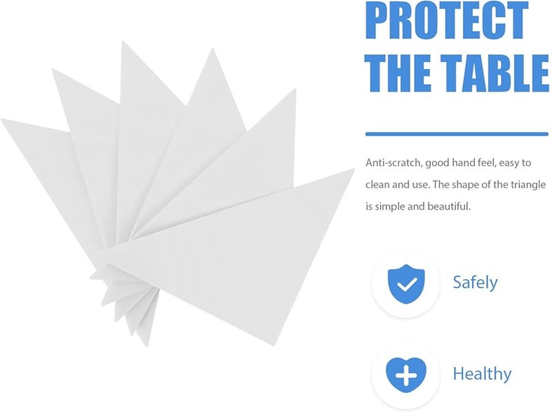 Black Plastic Table Corner Protectors Triangle Foosball Edge Guards Sturdy Unbreakable - Image 5