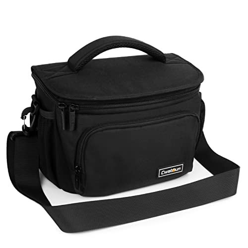 Cwatcun Small Camera Sling Bag Crossbody Camera Shoulder Case, Waterproof Travel Photography Messenger Bag for Canon, Nikon, Sony, Fuji DSLR/SLR/Mirrorless Cameras, Lens and Accessories - Image 1