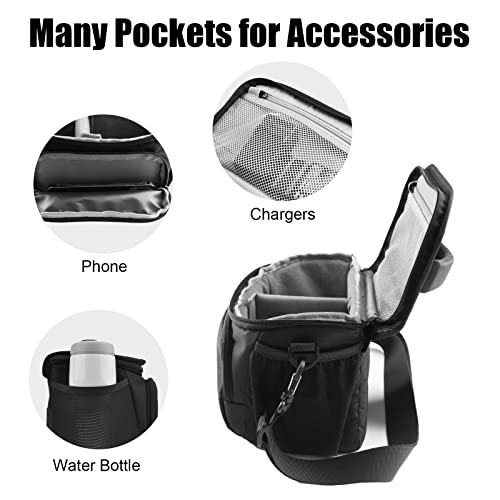 Cwatcun Small Camera Sling Bag Crossbody Camera Shoulder Case, Waterproof Travel Photography Messenger Bag for Canon, Nikon, Sony, Fuji DSLR/SLR/Mirrorless Cameras, Lens and Accessories - Image 3