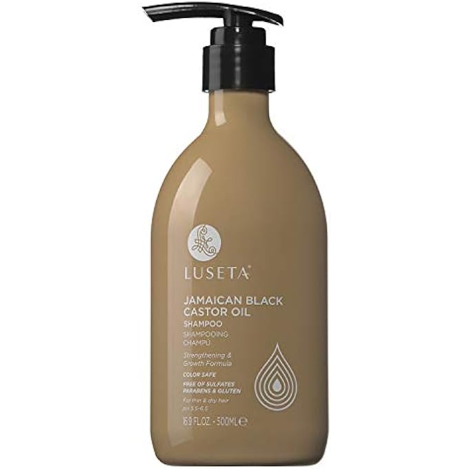 Luseta JAMAICAN BLACK CASTOR OIL SHAMPOO FOR FINE AND DRY HAIR 16.9OZ - Image 1