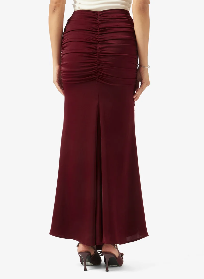 Ella  Ruched Bodycon Skirt for Women | Best Price UAE