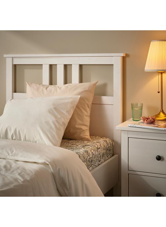 زبون ملاءة سرير مثبتة، أخضر/أبيض، 80×200 سم - Image 3