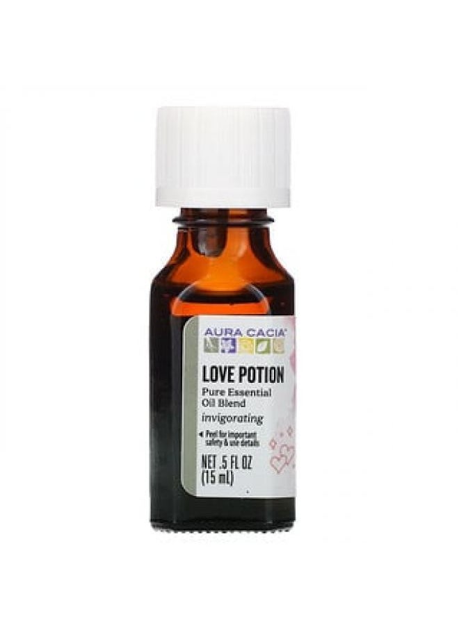 Aura Cacia Aura Cacia Pure Essential Oil Love Potion 0.5 fl oz 15 ml 