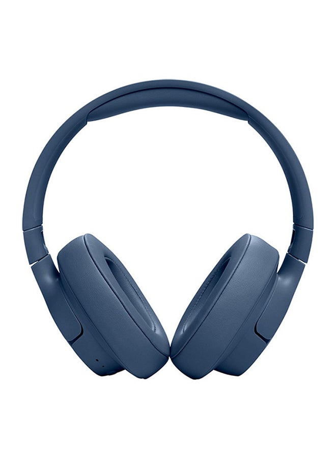 JBL Tune 720BT Over-Ear Wireless Headphones Pure Bass Sound 76H Battery Hands Free Call Plus Voice Aware Multi Point Connection Lightweight And Foldable Detachable Audio Cable Blue - Image 3