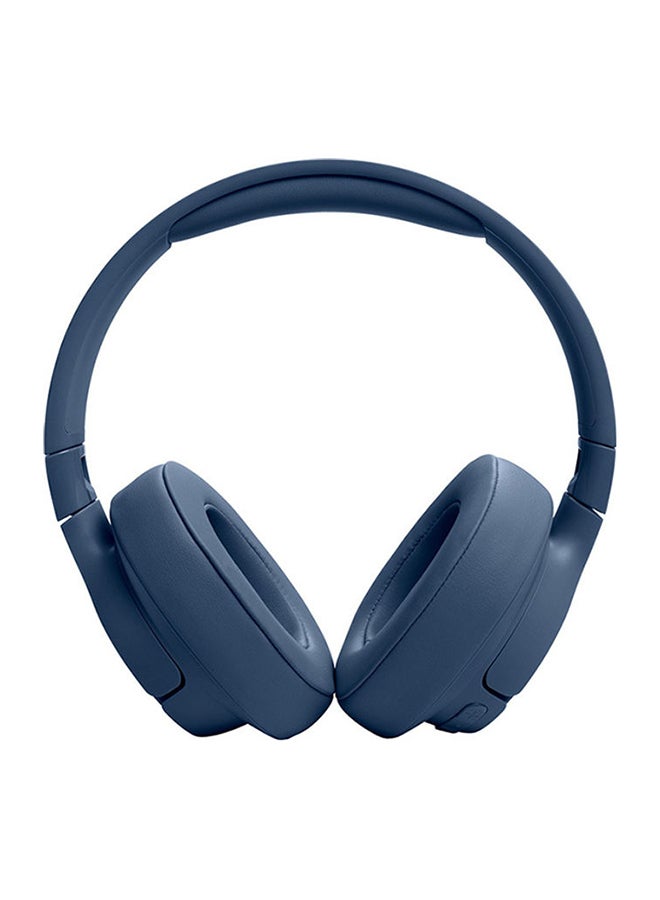 JBL Tune 720BT Over-Ear Wireless Headphones Pure Bass Sound 76H Battery Hands Free Call Plus Voice Aware Multi Point Connection Lightweight And Foldable Detachable Audio Cable Blue - Image 4