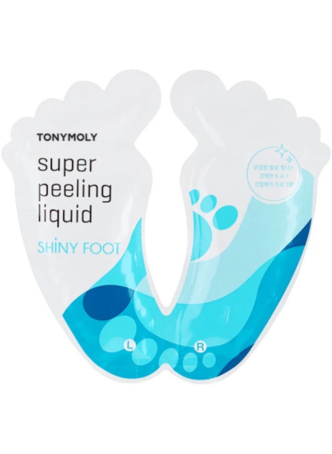 TonyMoly Shiny Foot Super Peeling Liquid Foot Calluses Remover 1pair - Image 1