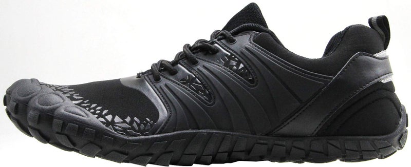 Oranginer Men's Cross Training Shoes Lightweight Five Fingers Barefoot Shoes for Walking Running Black Size 8.5 - Image 3