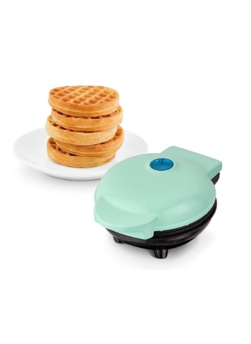 M MIAOYAN Mini Waffle Maker Nonstick Waffle Iron with Quick Heat-Up Nonstick Surface - Perfect Mini Waffle Maker for Kids and Families Just Add Batter  - Image 1