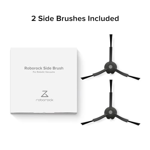 roborock Side Brushes Replacement (2 Pieces) for S8 Pro Ultra, S7 Max Ultra, Qrevo, Roborock Qrevo Slim, Series of S7 MaxV/S7/Q7Max/Q8 Max/S8/Q7/Q5/S6/S5/S4/E5/E4/E3/E2 Robot Vacuum Cleaner, Black - Image 2