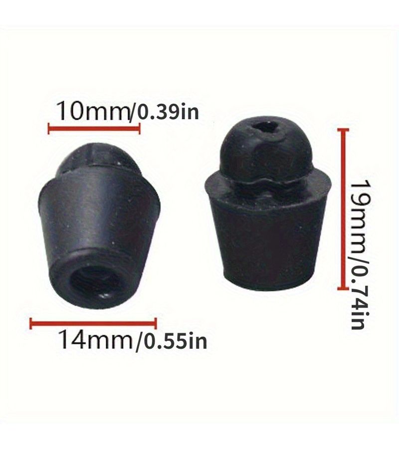 12 Pcs Self Adhesive Black Door Protection Pads Anti Collision Rubber Shock Absorbers Buffer Blocks For Quieter Door Operation And Enhanced Durability - Image 4