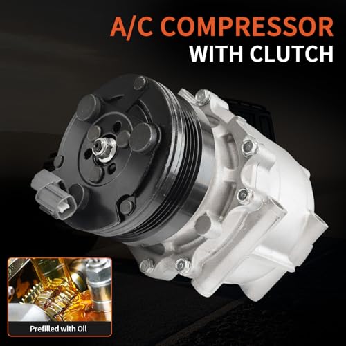 COOLIGO CO11178JC Air Conditioner AC Compressor with Clutch Compatible with Toyota Camry 2.4L 2007-2009, RAV4 2.4L 2006-2008 Toyota Hiace 2006-2018 - Image 4