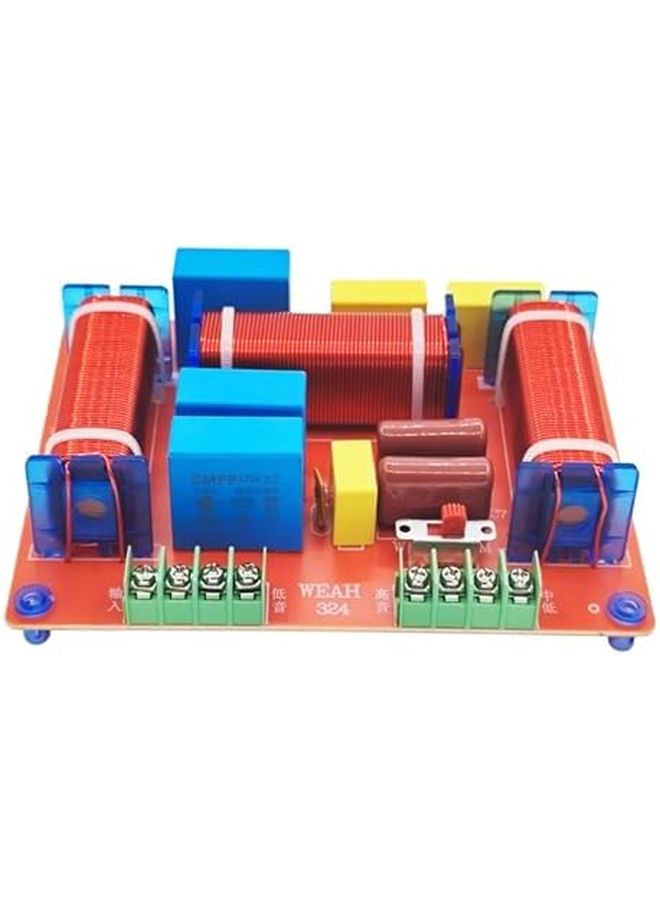 400W 3 Way Speaker Crossover Frequency Divider Adjustable Treble Bass For Audiophiles - Image 4