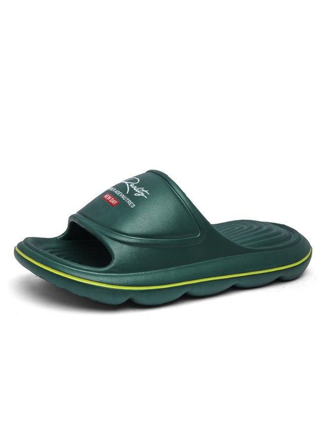 NIBEMINENT Men's Summer Outdoor Non-Slip Wearable  Slippers Soft Sole Comfortable Beach Shoes Trendy Brand Casual Slippers  - Image 1