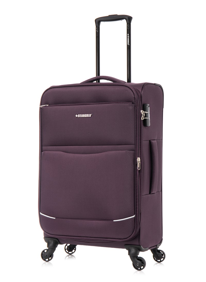 Stargold Lightweight Fabric 4 Pieces Luggage Set Trolley Bag With 4 Spinner Wheels  - Image 3