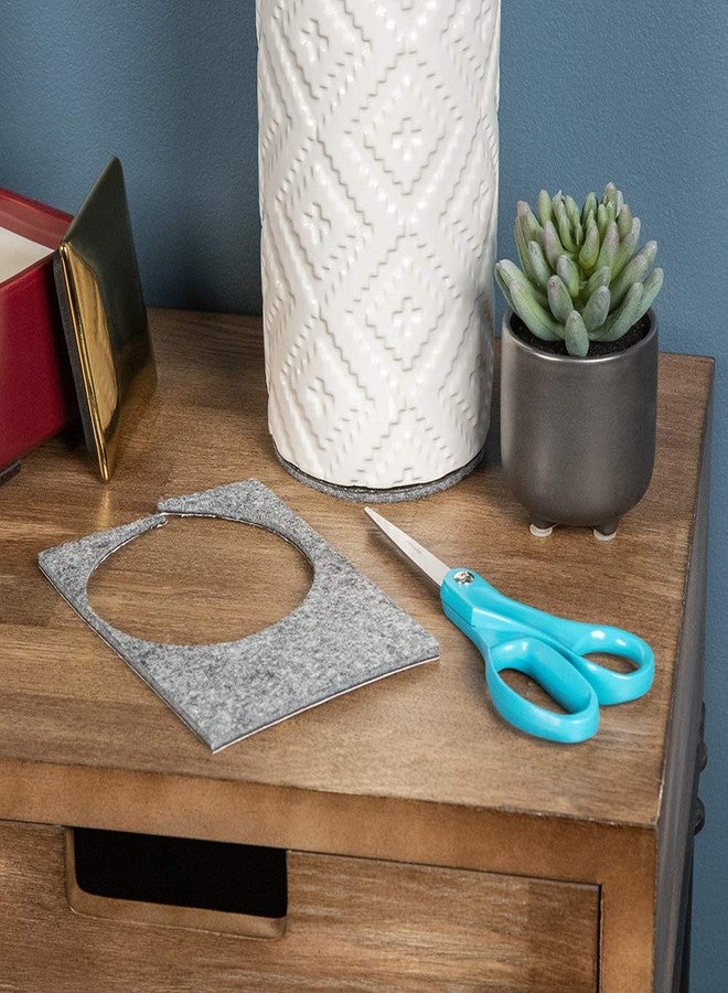 سوفت تاتش ورق لباد لاصق ذاتي للأثاث من سوفت تاتش، مقاس 4.5 × 6 بوصات، مناسب للخشب الصلب، يُقطع بأي شكل، رمادي، عبوة من قطعتين - Image 2