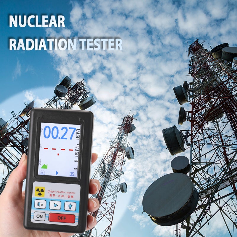 Handheld Portable Geiger Counter Multifunctional Nuclear Radiation Detector Personals Dosimeter Marble Detectors Beta Gamma X-ray Tester - Image 2