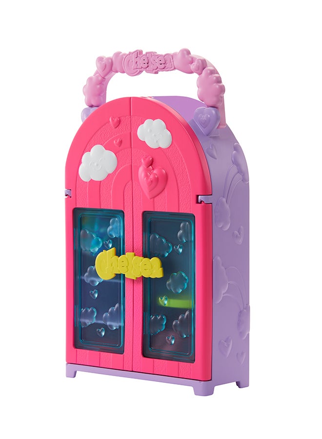 Barbie Chelsea Doll & Closet Toy Playset with 15 Pieces Clothes & Accessories Included, Foldable Set for On-The-Go Play & Storage - Image 5