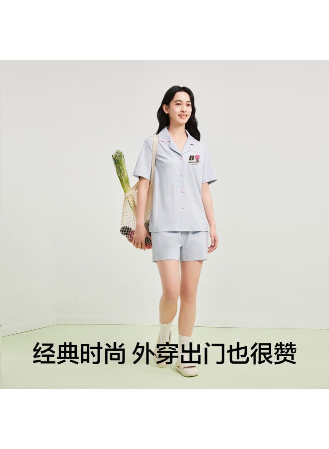 Youkeshu 100% Cotton Women's Pajamas Spring New Style Full Cotton 80s Cardigan Casual Home Wear Can Be Worn Outside - Image 1