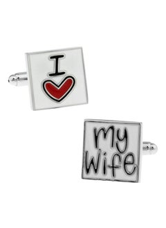 I Love My Wife Shirt Cufflinks