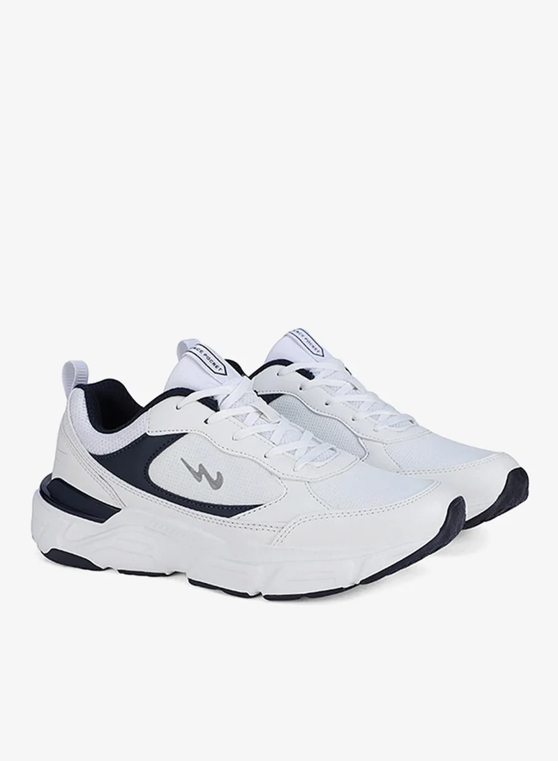 Campus White Men Og-14 Bubble Yoga Max Lace-Up Sneaker-White for Men | Best Price UAE