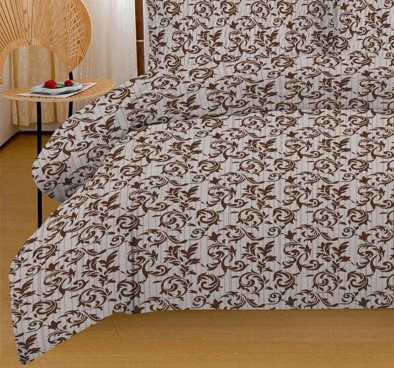 Amali  4 Pieces Bedsheet Set Single Size (120 x 200+35cm) Including 1 Duvet Cover 1 Fitted Sheet 1 Oxford & 1 Standard Pillowcases Durable & Long Lasting Quality - Image 3