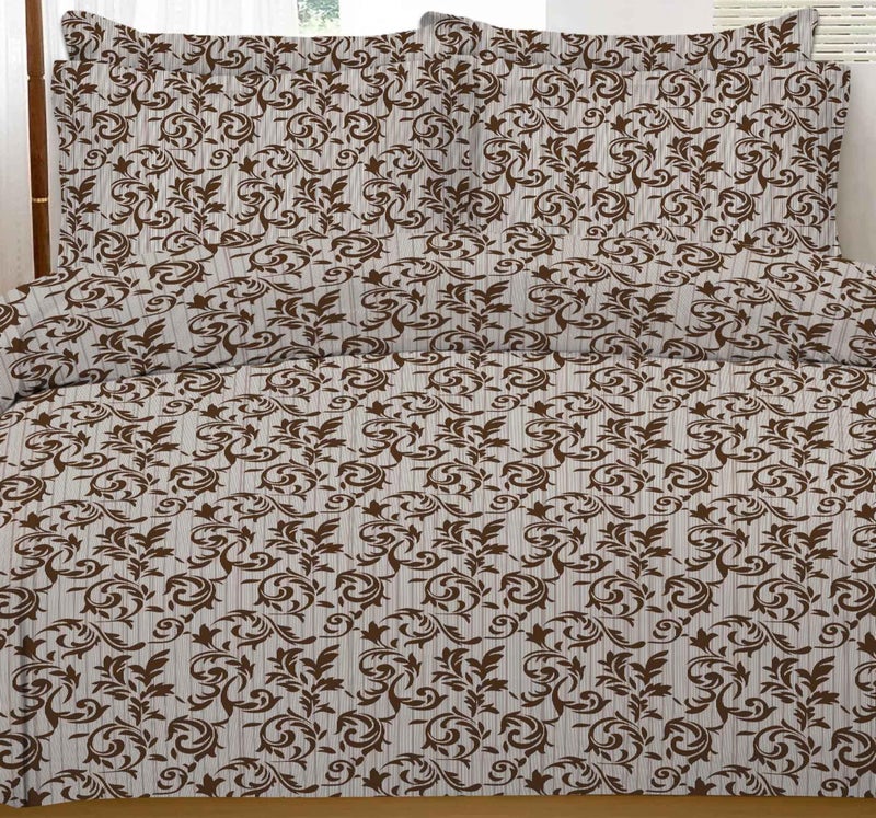 Amali  4 Pieces Bedsheet Set Single Size (120 x 200+35cm) Including 1 Duvet Cover 1 Fitted Sheet 1 Oxford & 1 Standard Pillowcases Durable & Long Lasting Quality - Image 2