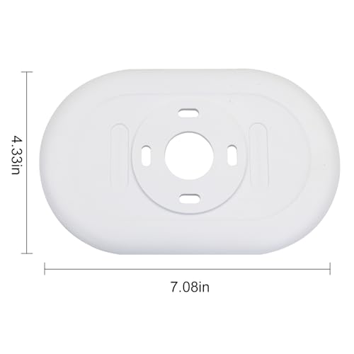 FBULWSEC Nest Thermostat Trim kit,Nest Thermostat Wall Plate for Google Nest Thermostat-Programmable WiFi Thermostat Accessory (White - Image 4