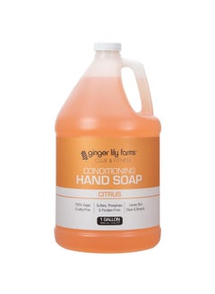 Ginger Lily Farms Club  Fitness Conditioning Liquid Hand Soap Refill 100 Vegan  CrueltyFree Citrus Scent 1 Gallon 128 fl oz