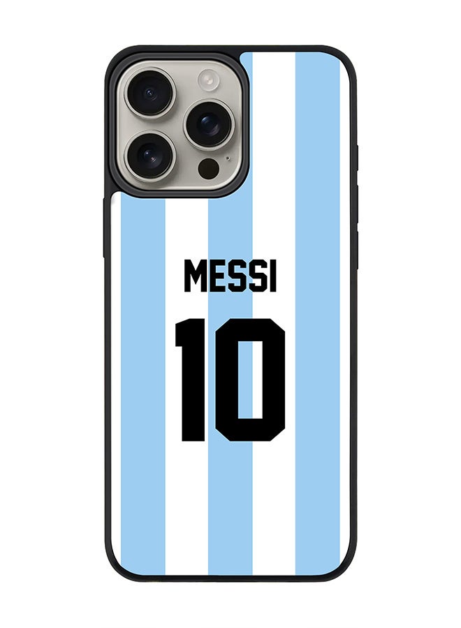 Stylizedd For iPhone 16 Pro Max Case [Compatible with MagSafe] Slim Magnetic cover Phone Case iPhone 16 Pro Max -Football - Argentina  Messi - Image 1