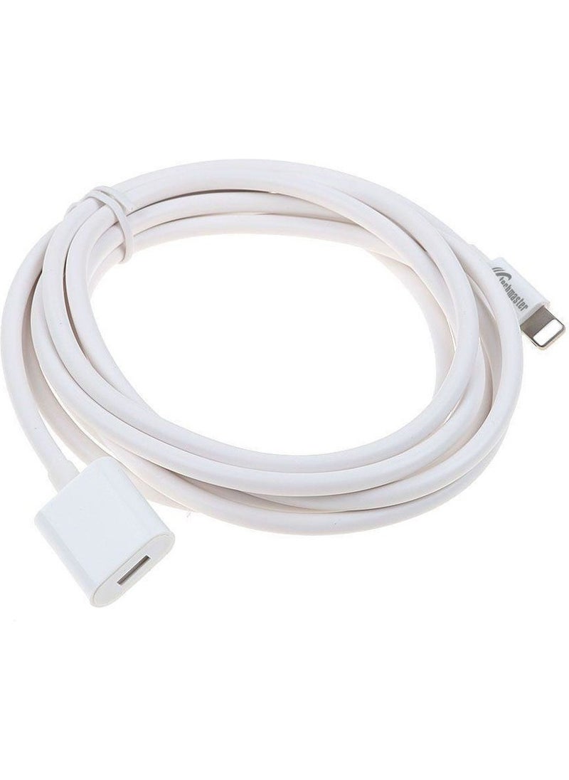 Techmaster Compatible Lightning Extension Cable 2 Meters  - Image 1