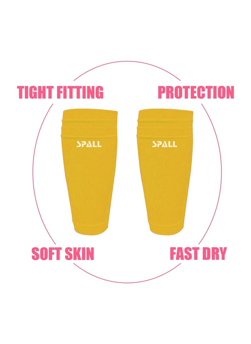 Spall - Soccer Shin Guard Sleeves With Optimized Insert Pocket Shin Pad Compression Sleeves Leg Performance Support For Youth And Adults - Image 1