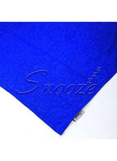 snooze Snooze Jakared microfiber set of 2 pillowcases 50*70 cm - Blue (flowery design)  - Image 3
