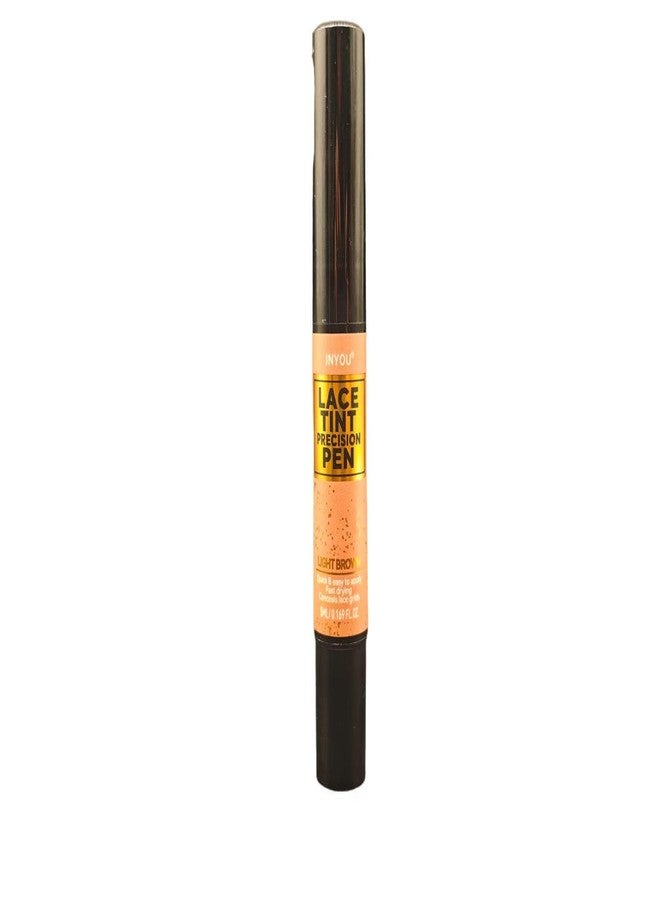 MATEPLEX Lace Tint Precision Pen Wig Lace Tint with Brush Applicatior, Easy to use, Long Lasting Formula, Blends Natural, Seamless Finish Waterproof Effect (2 pcs, Light Brown) - Image 2