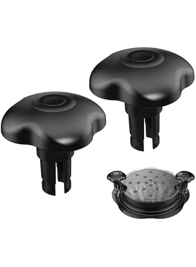 2 PCS Chicken Shredder Handle Ergonomic Handle, Meat Shredder Knobs Suitable Chicken Shredder, 2.36 * 2.36 * 2.24inch(Black)