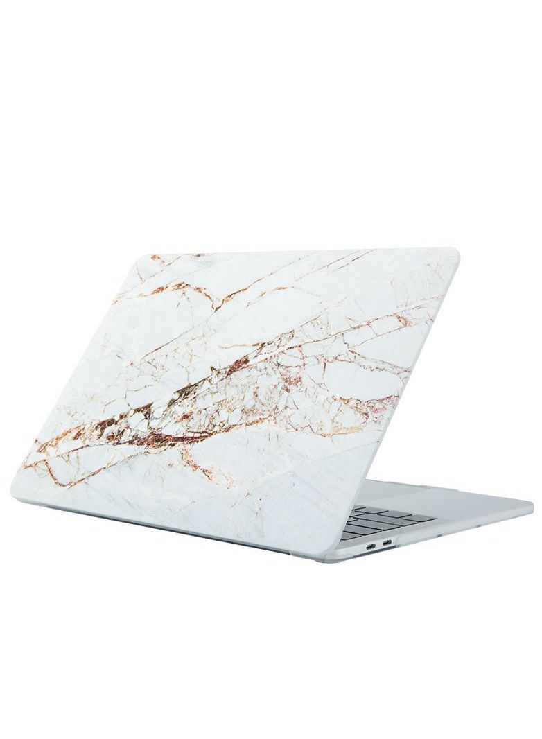 Loquat Suitable For MacBook Frosted Painted Marble Shell Protective Case 