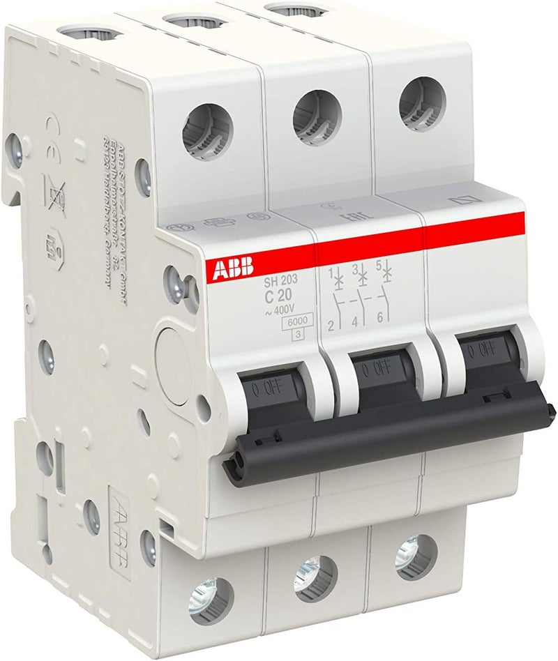 ABB Miniature Circuit Breaker - SH200-3P - C - 20 Ampere - Image 3